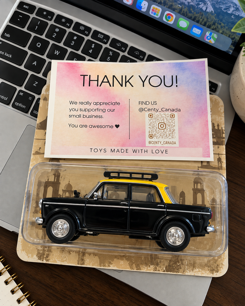 Handwritten thank-you card in every Centy Canada box